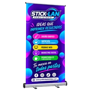 Roll Up publicitario personalizado para eventos y empresas en Bogotá